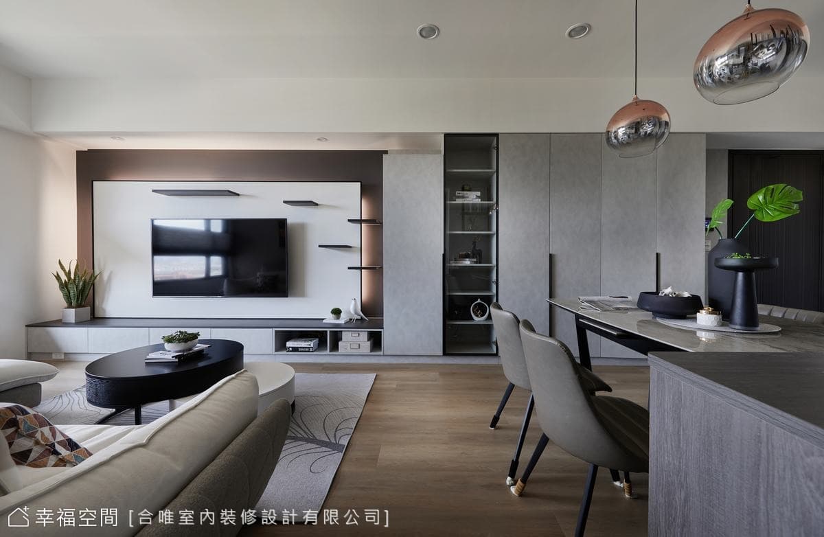 黑灰白北歐混搭質感風 打造舒心療癒貓宅│25坪