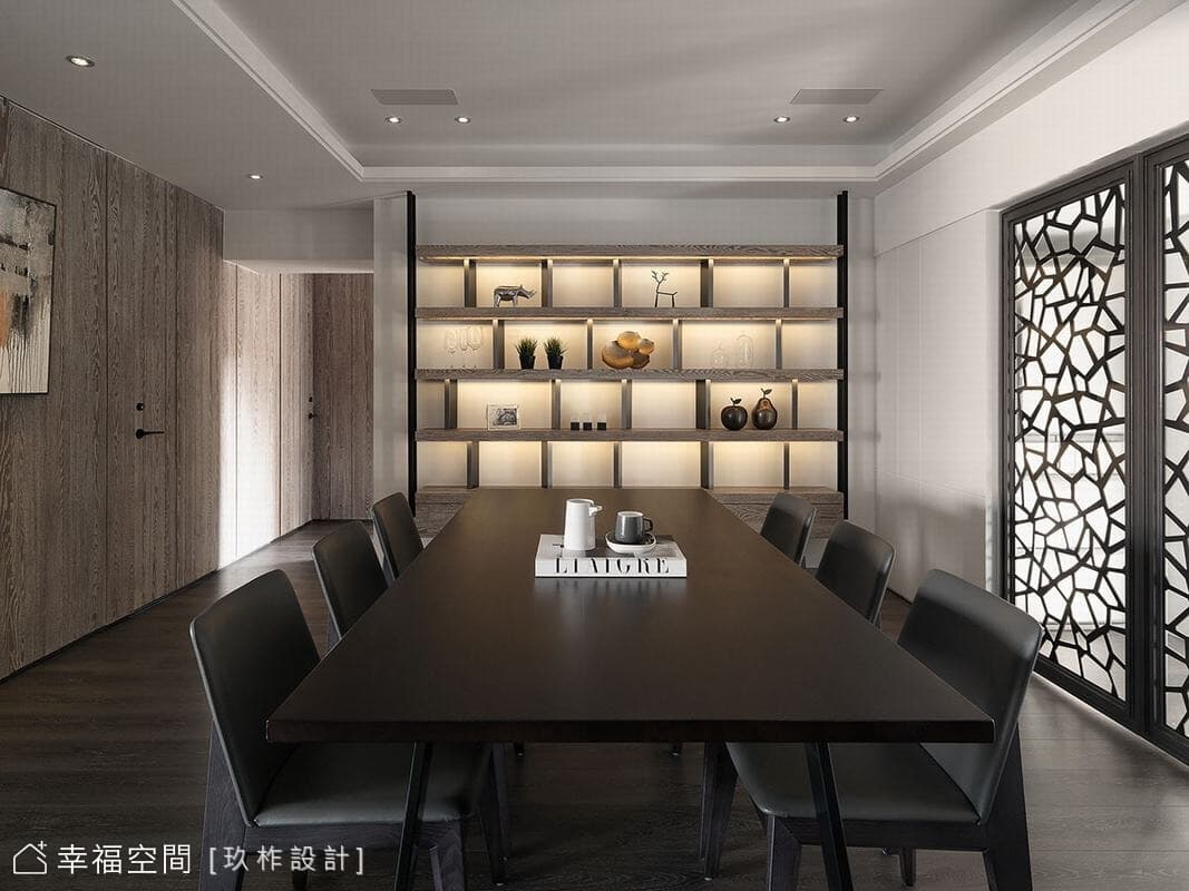 餐廳展示牆