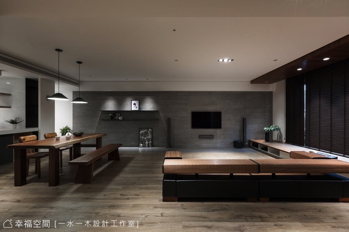 沉穩洗鍊 現代簡約禪風雅居