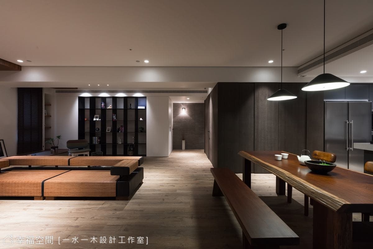 沉穩洗鍊 現代簡約禪風雅居