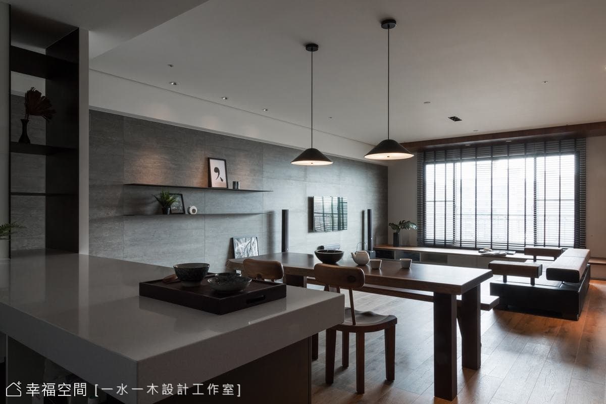 沉穩洗鍊 現代簡約禪風雅居