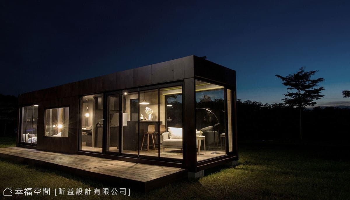 未來式度假小屋：智能貨櫃