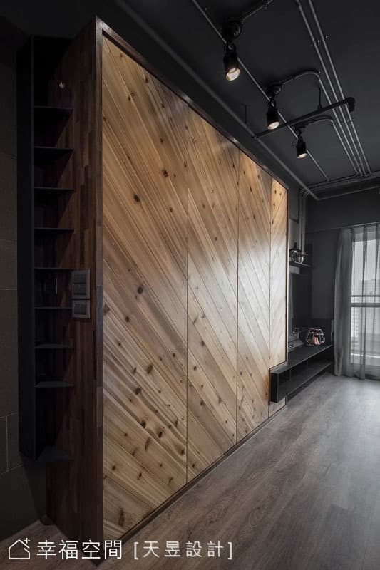Warm loft house