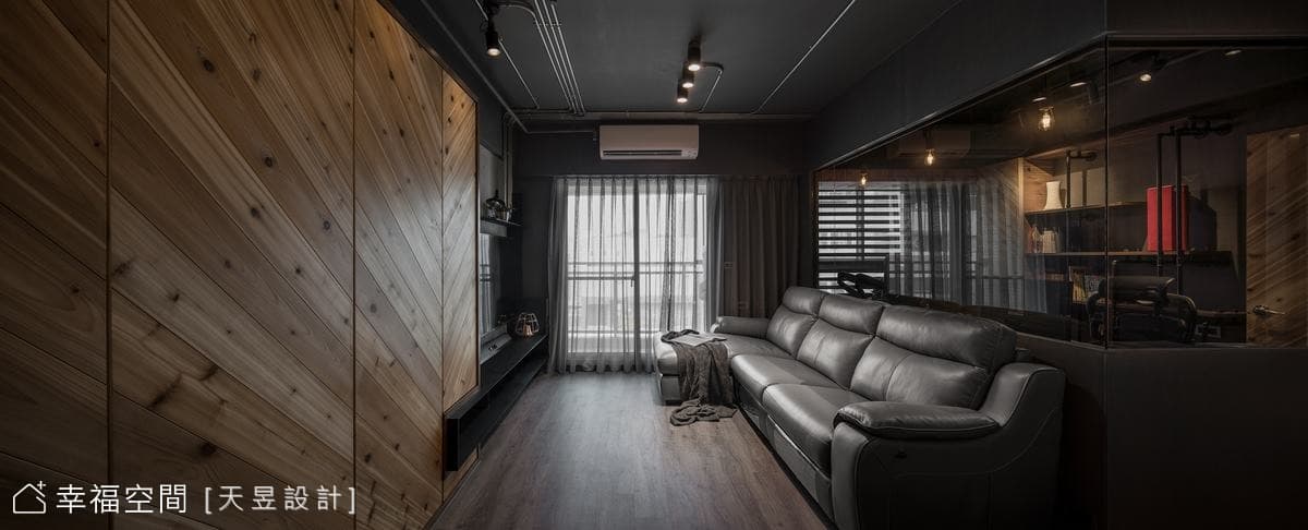 Warm loft house