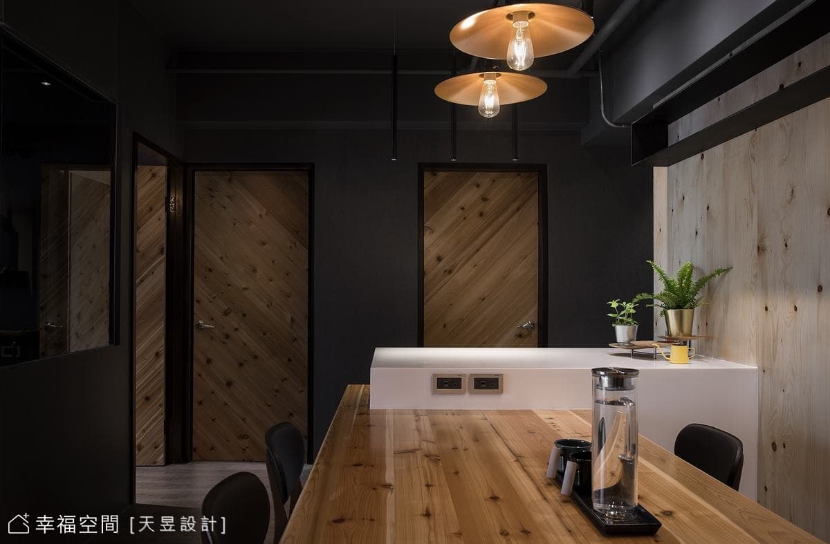 Warm loft house