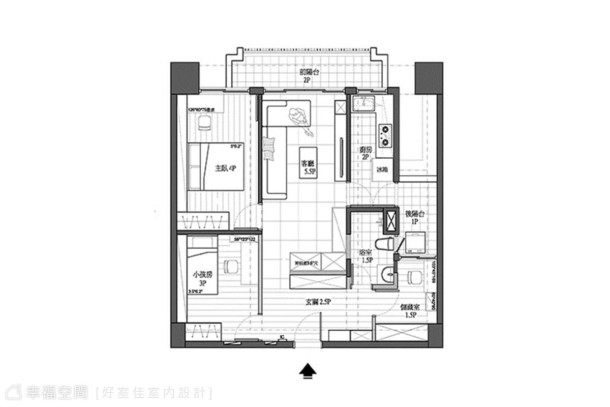 小坪數×好動線 坐擁舒適居家