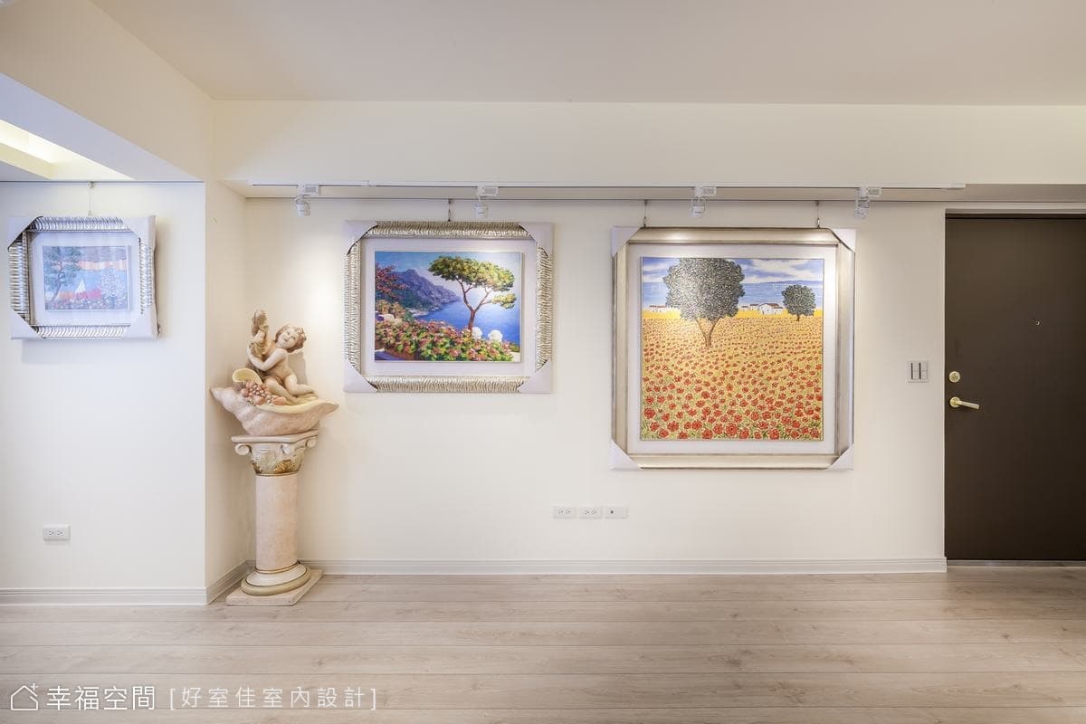 淡雅迷人的藝展空間