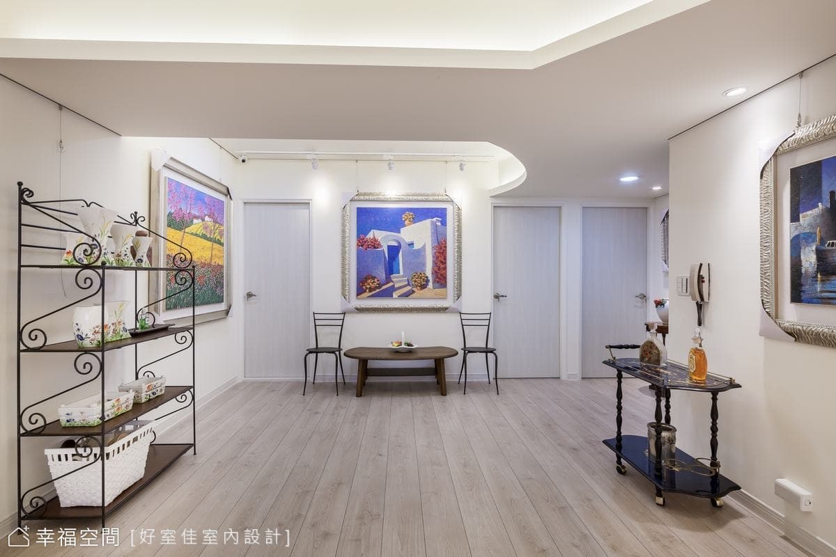 淡雅迷人的藝展空間