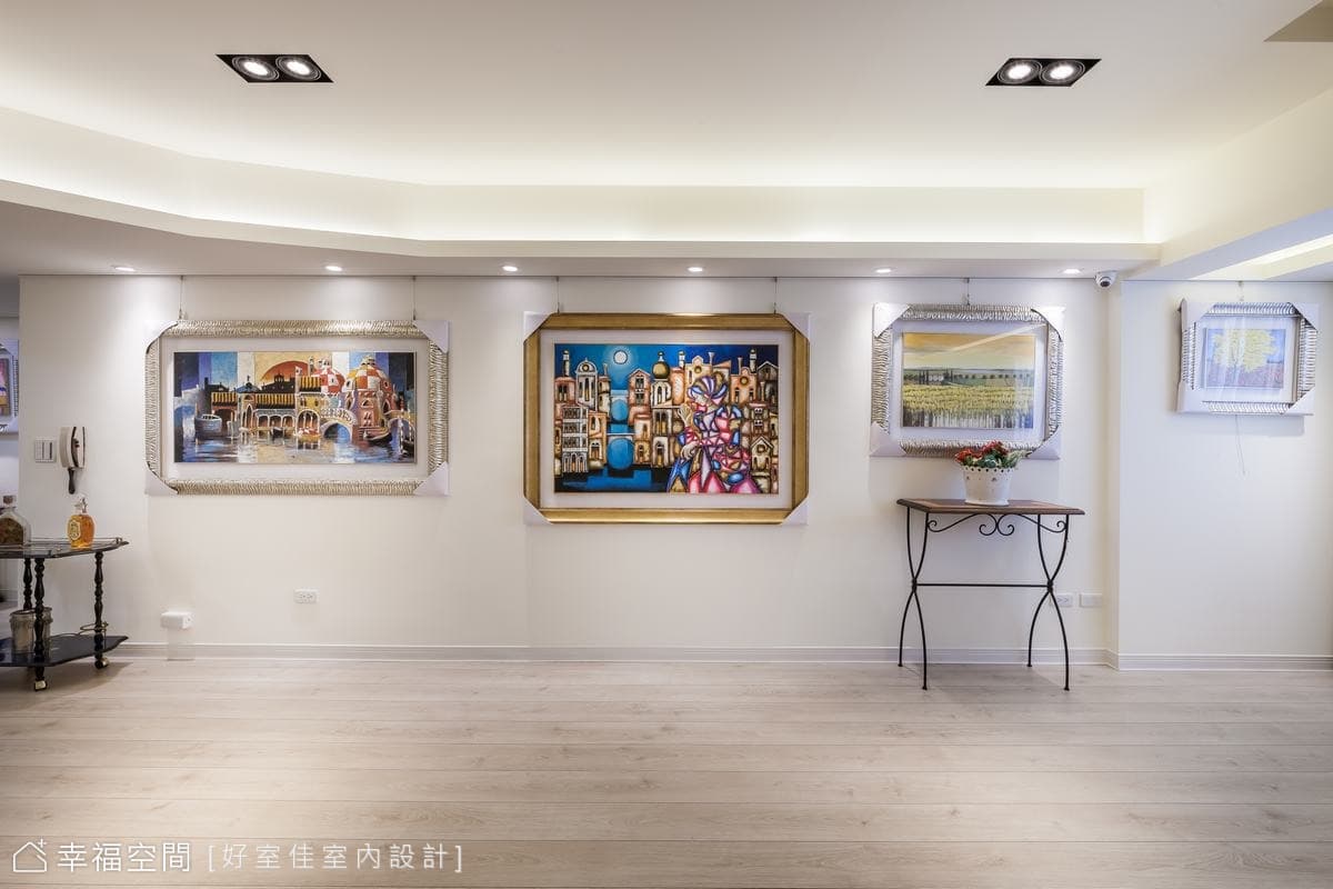 淡雅迷人的藝展空間