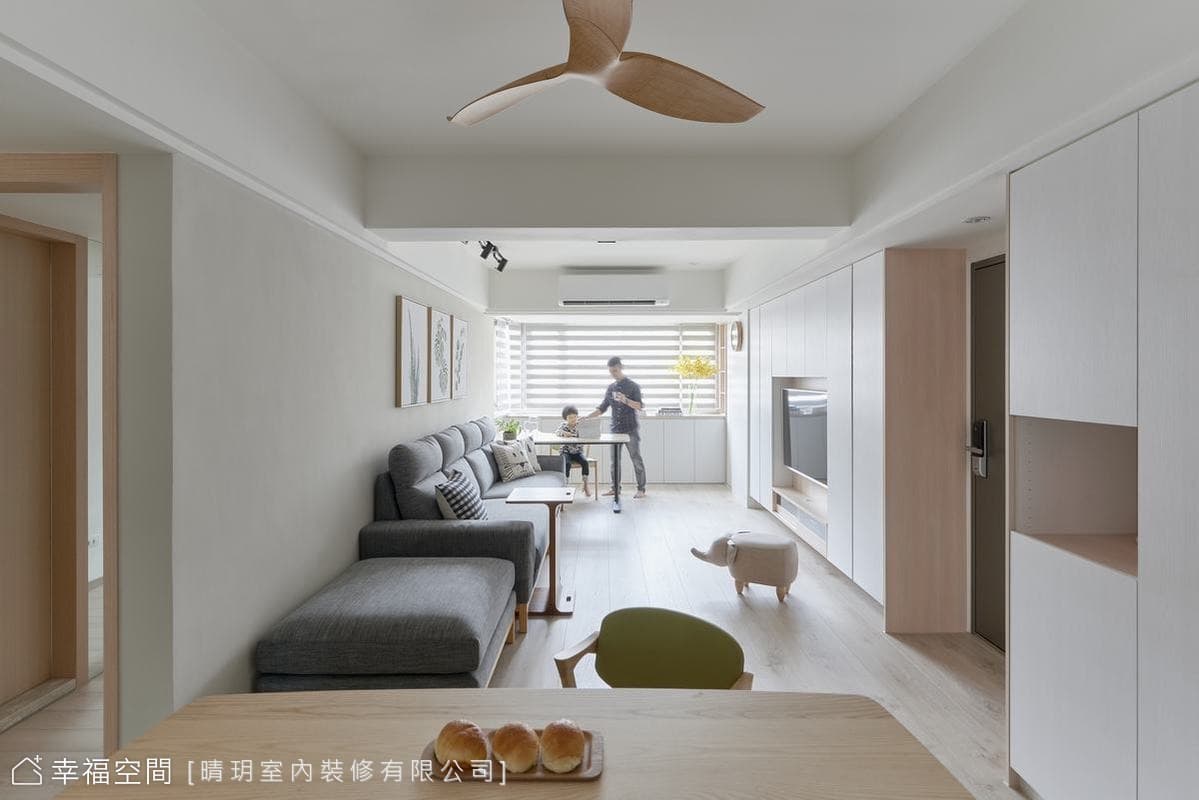 無印良品風 | 魔術方塊的靈活空間 ，幸福小家庭的夢幻城堡