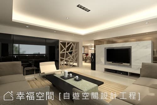 樹枝紋理電動門