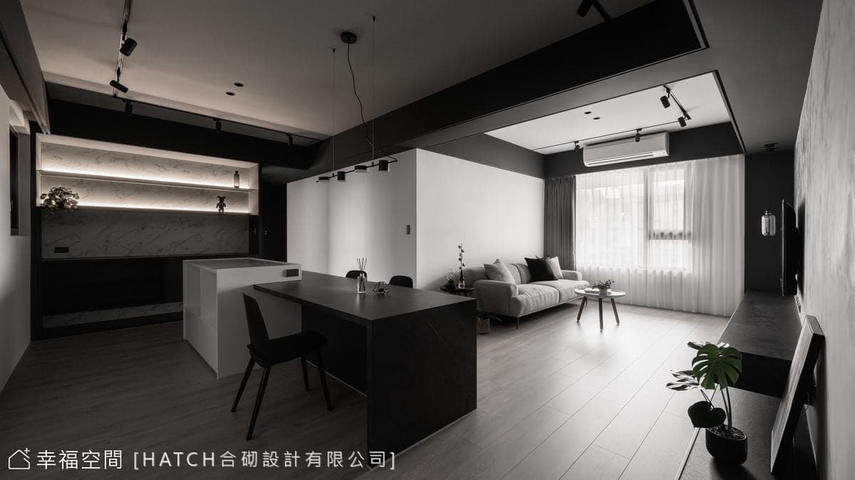 非黑即白｜現代風｜27坪