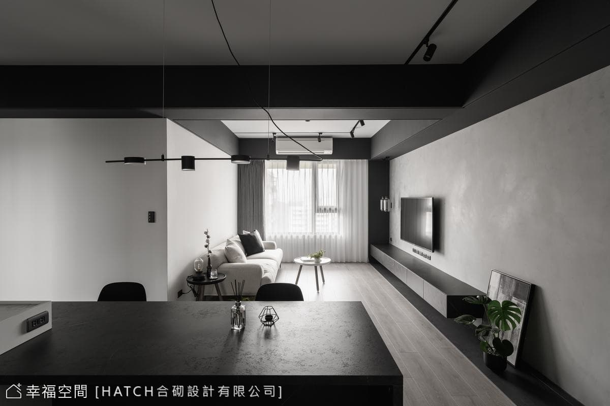 非黑即白｜現代風｜27坪