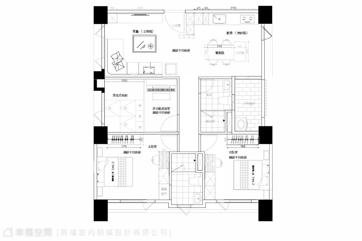 17坪的家 訴說北歐風尚｜3房、2廳、2衛