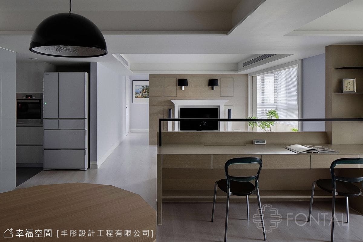 木紋漫舞於室 輕染北歐風情｜北歐風｜40坪｜2房、2廳、3衛
