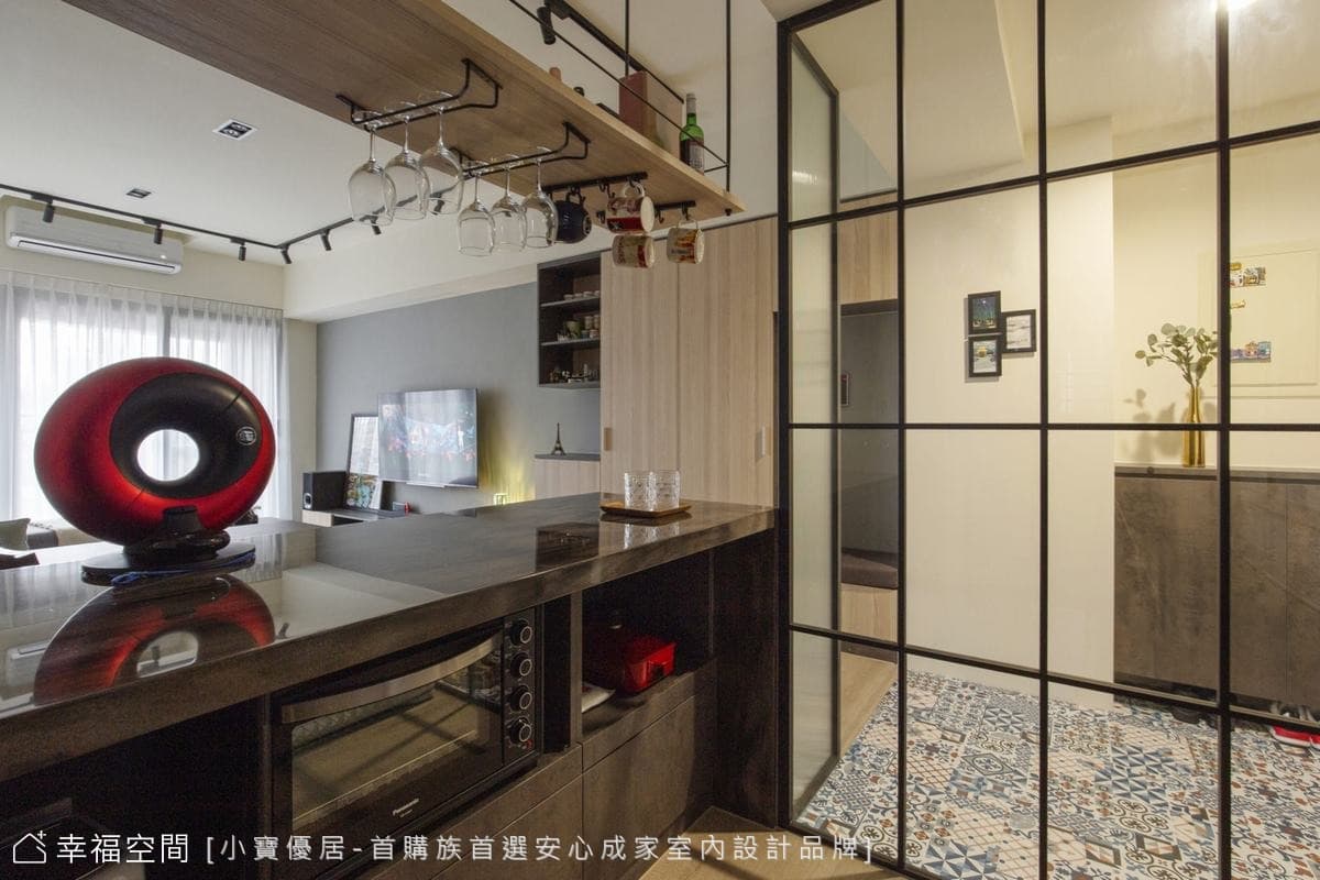 在家打造工業風酒吧 享受微醺愜意情｜工業風、現代風｜26坪｜3房、2廳、2衛