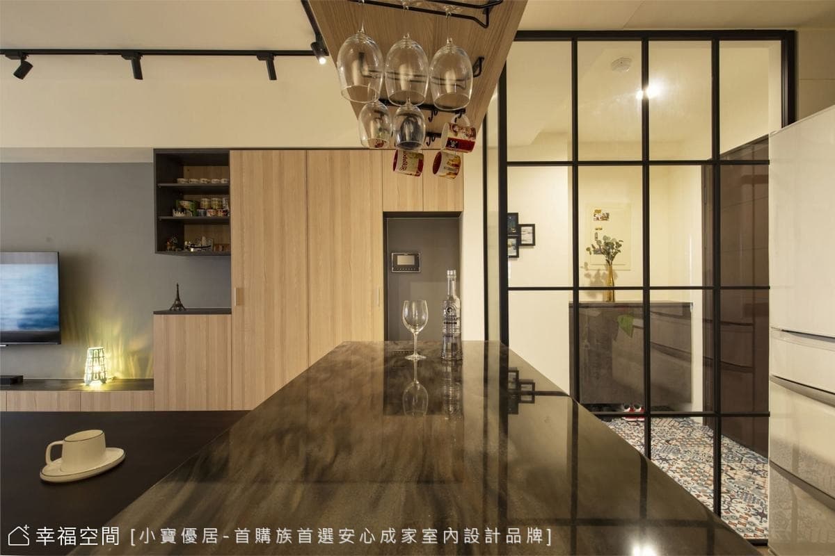在家打造工業風酒吧 享受微醺愜意情｜工業風、現代風｜26坪｜3房、2廳、2衛