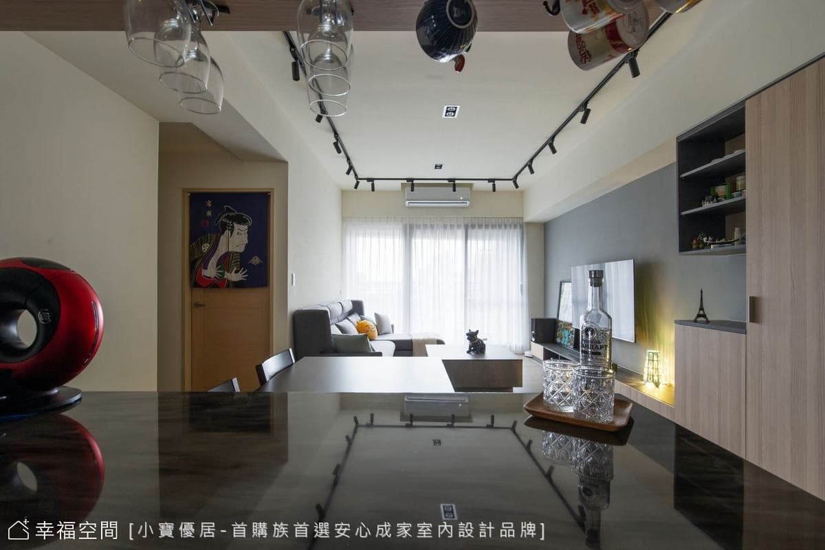 在家打造工業風酒吧 享受微醺愜意情｜工業風、現代風｜26坪｜3房、2廳、2衛