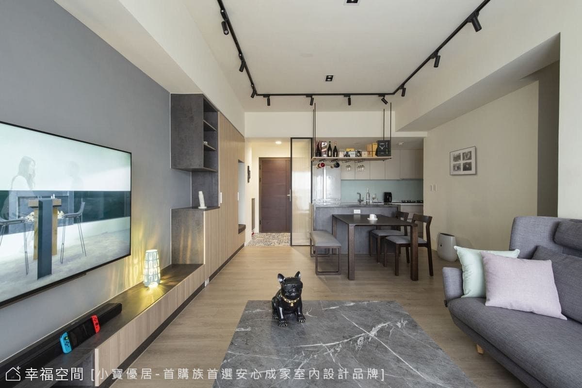 在家打造工業風酒吧 享受微醺愜意情｜工業風、現代風｜26坪｜3房、2廳、2衛