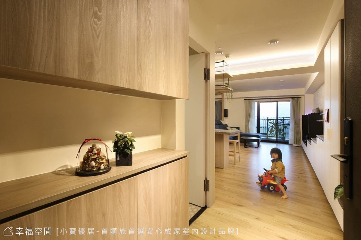 融匯多元機能 譜畫簡約舒心好宅｜混搭風、日式風｜35坪｜3房、2廳、2衛