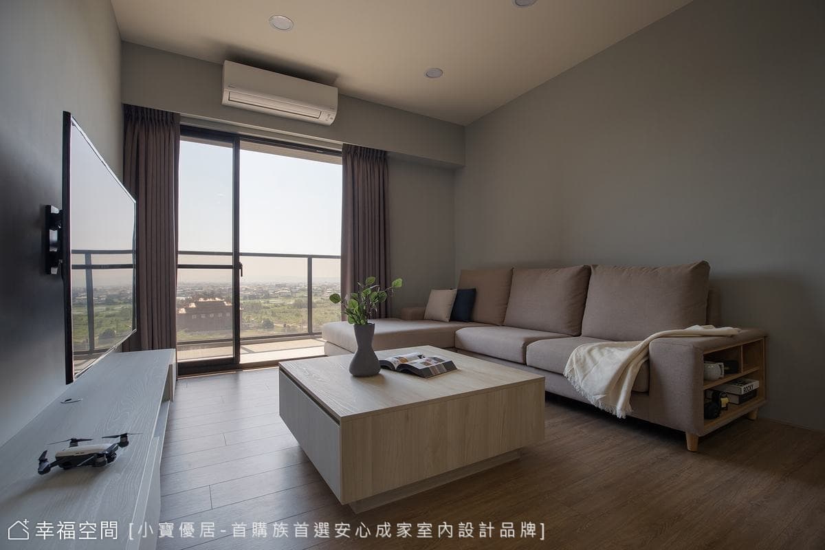 輕描淡雅宜人光景 構畫小倆口的愜意日常｜休閒多元、混搭風、日式風｜30坪｜3房、2廳、2衛