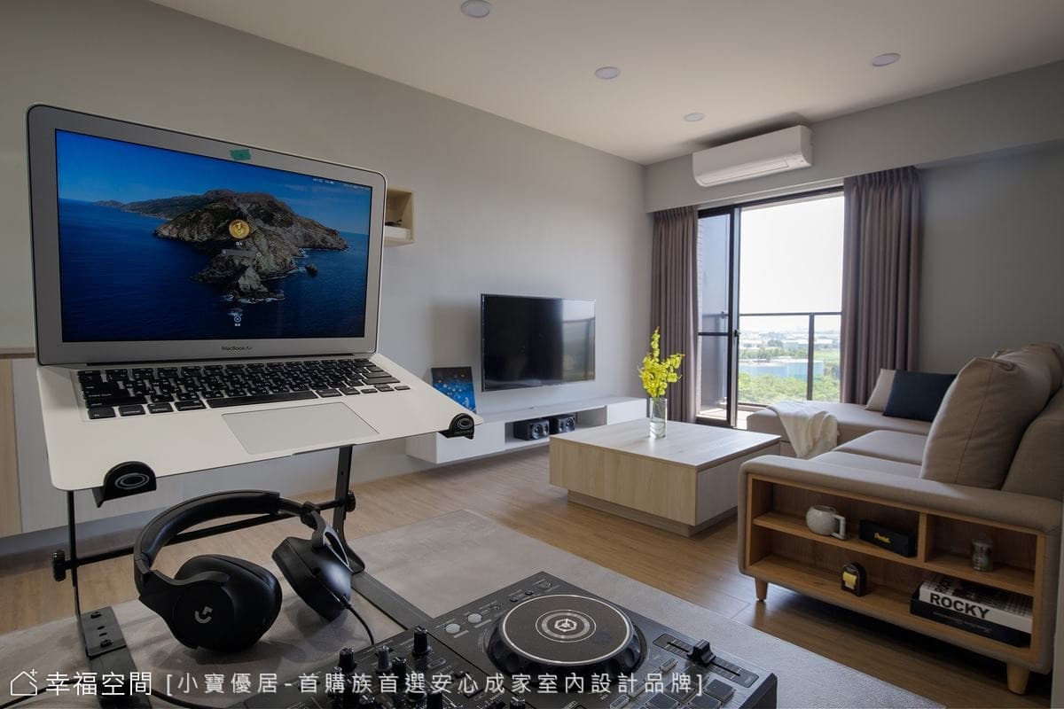 輕描淡雅宜人光景 構畫小倆口的愜意日常｜休閒多元、混搭風、日式風｜30坪｜3房、2廳、2衛