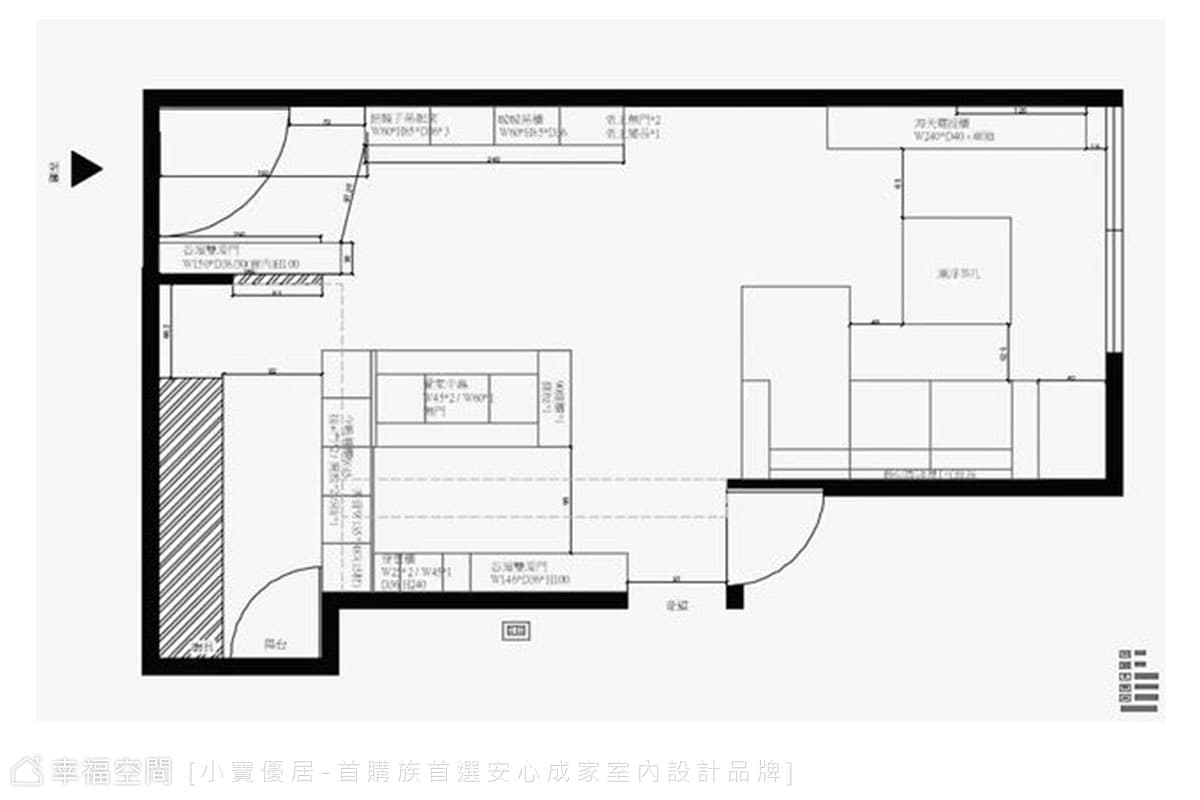 輕描淡雅宜人光景 構畫小倆口的愜意日常｜休閒多元、混搭風、日式風｜30坪｜3房、2廳、2衛