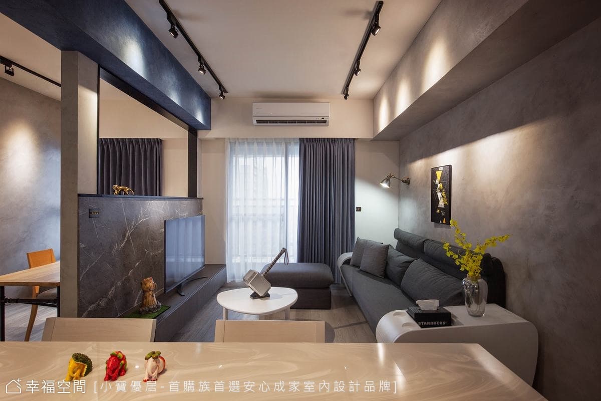 潛入蔚藍深海秘境 開展恬然無憂的生活｜現代風、休閒多元、混搭風｜30坪｜3房、2廳、2衛