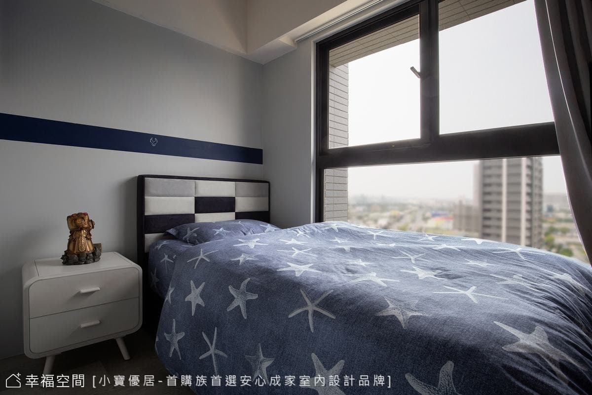 潛入蔚藍深海秘境 開展恬然無憂的生活｜現代風、休閒多元、混搭風｜30坪｜3房、2廳、2衛