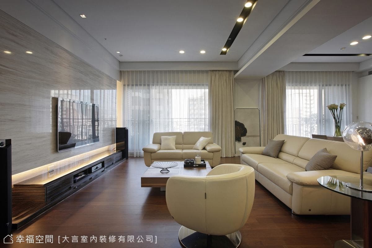 凝聚家的溫度 構建現代磅礡氣度｜140坪｜5房、2廳、2衛