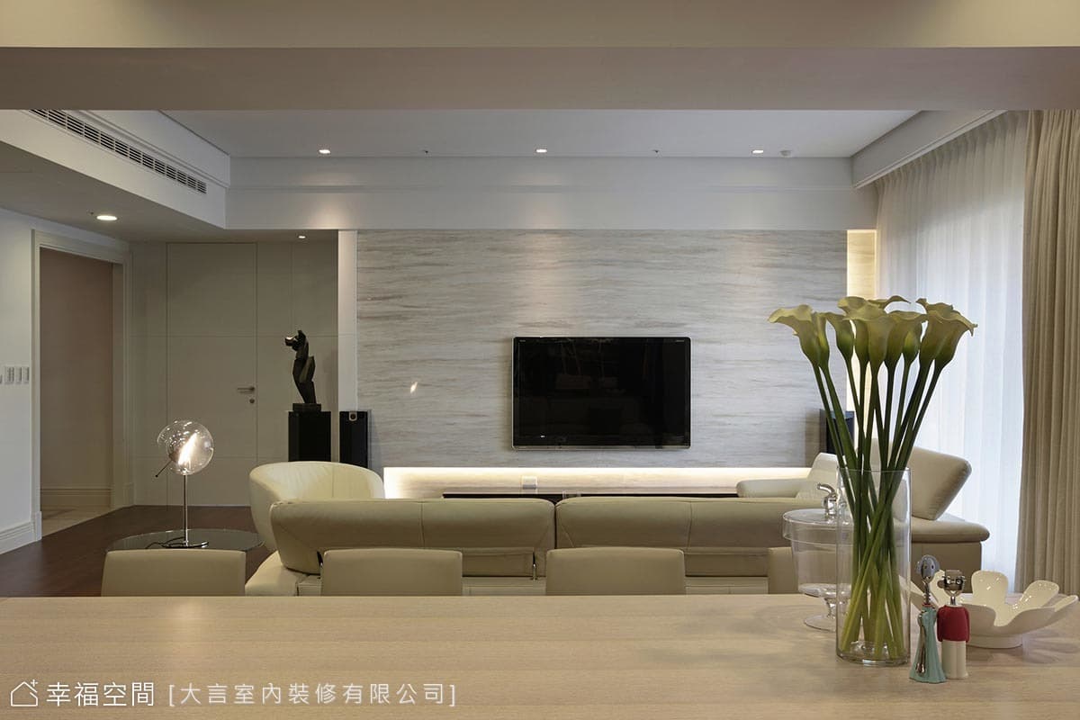 凝聚家的溫度 構建現代磅礡氣度｜140坪｜5房、2廳、2衛