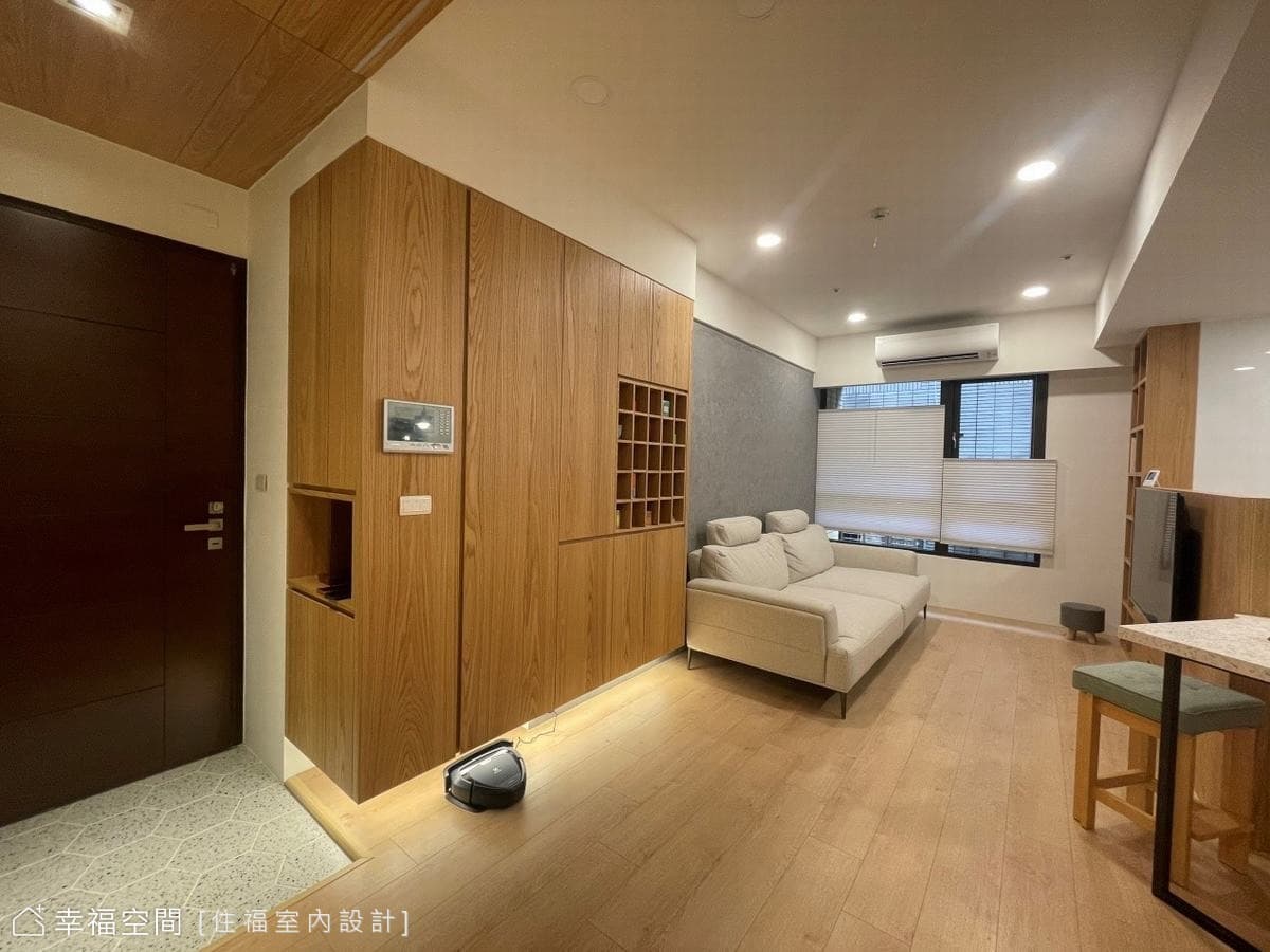 延伸斜角機能 構築輕透日系居｜18坪｜2房、2廳、1衛