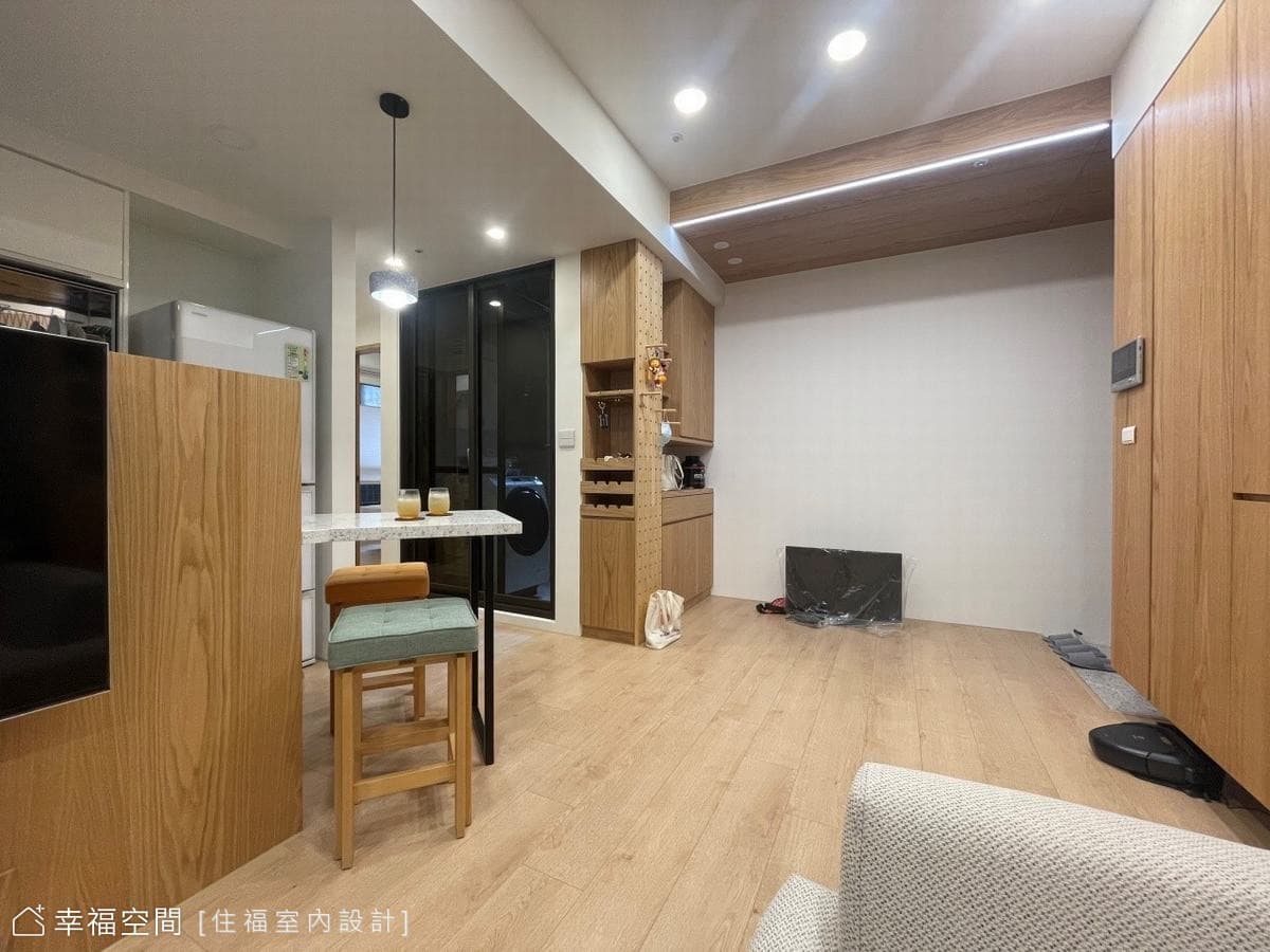 延伸斜角機能 構築輕透日系居｜18坪｜2房、2廳、1衛