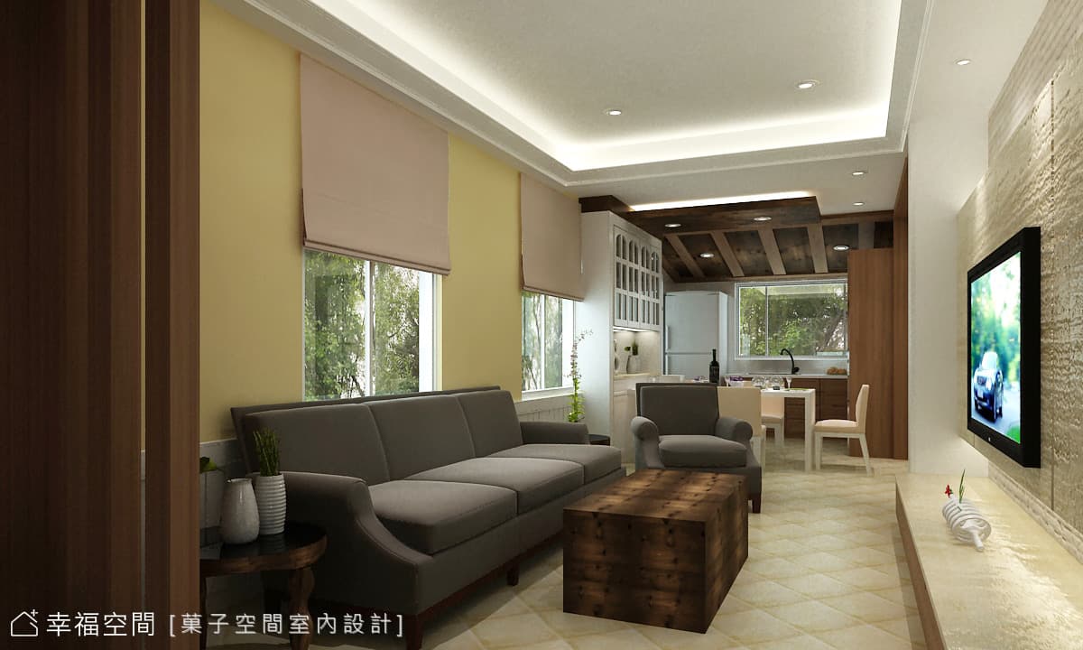 擺脫40年三合院舊貌 化身鄉村風木屋｜50坪｜4房、2廳、2衛