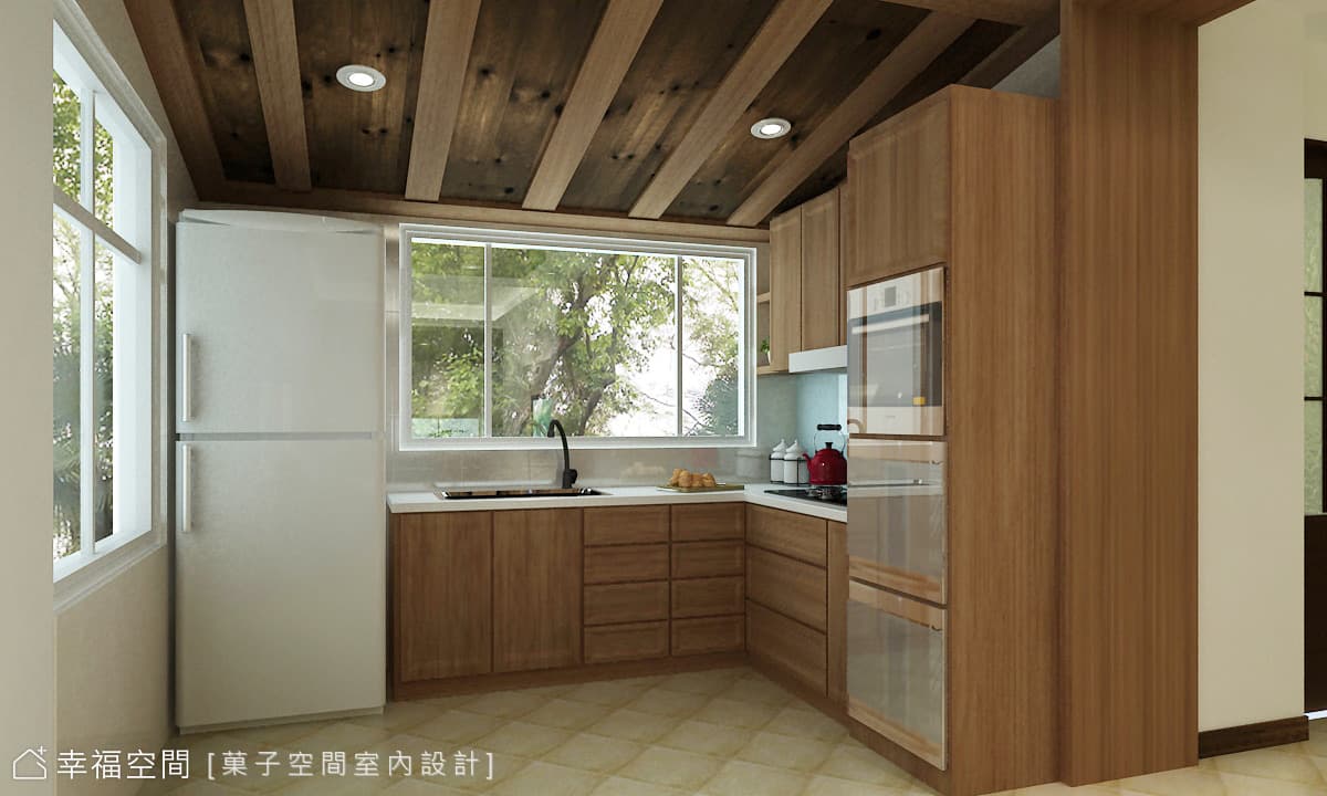 擺脫40年三合院舊貌 化身鄉村風木屋｜50坪｜4房、2廳、2衛
