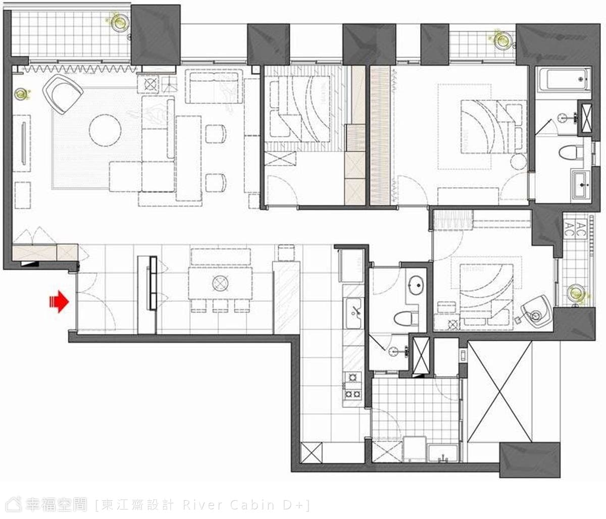 新竹王宅｜混搭風｜40坪