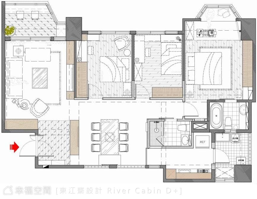 松山于宅｜現代風｜30坪