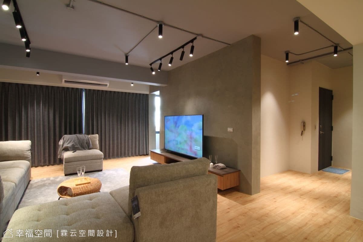 簡約純粹 舒閒慢活｜工業風｜42坪