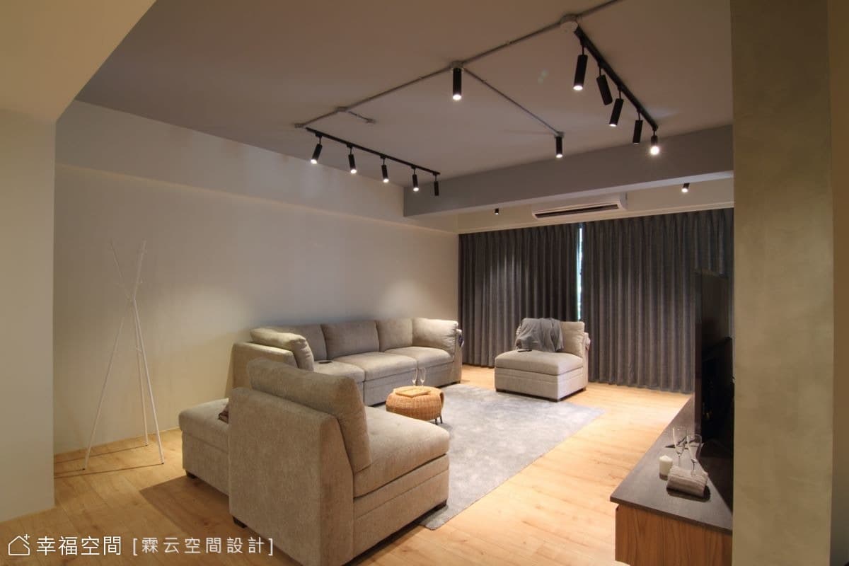 簡約純粹 舒閒慢活｜工業風｜42坪