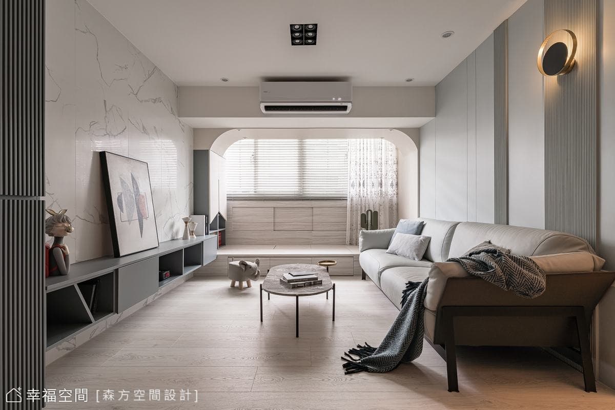 優雅北歐風+輕奢華 板橋楊宅│23坪