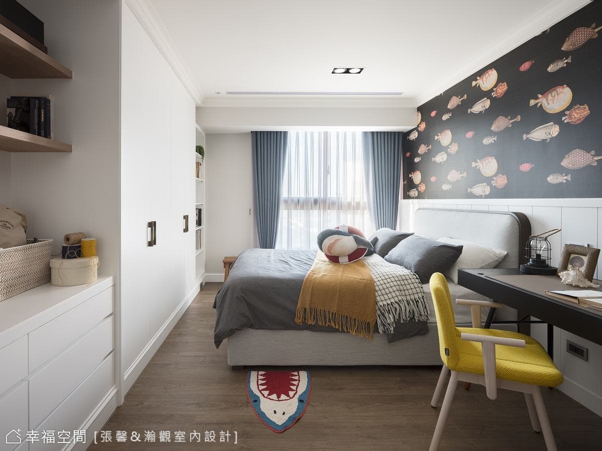 二次合作的美好 美式親子訂製宅│美式風│70坪
