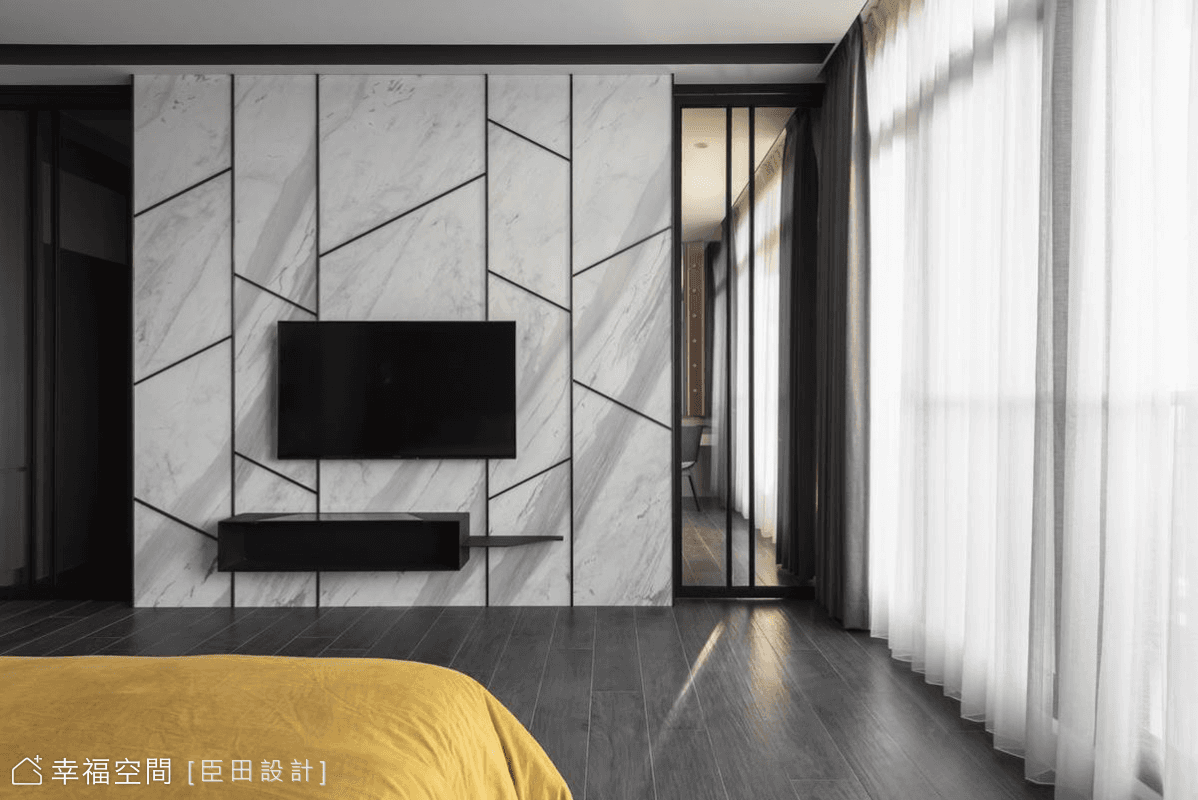 主臥電視牆