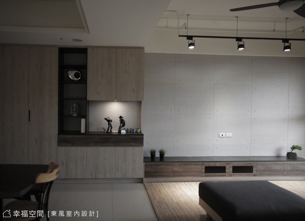 清水模電視牆