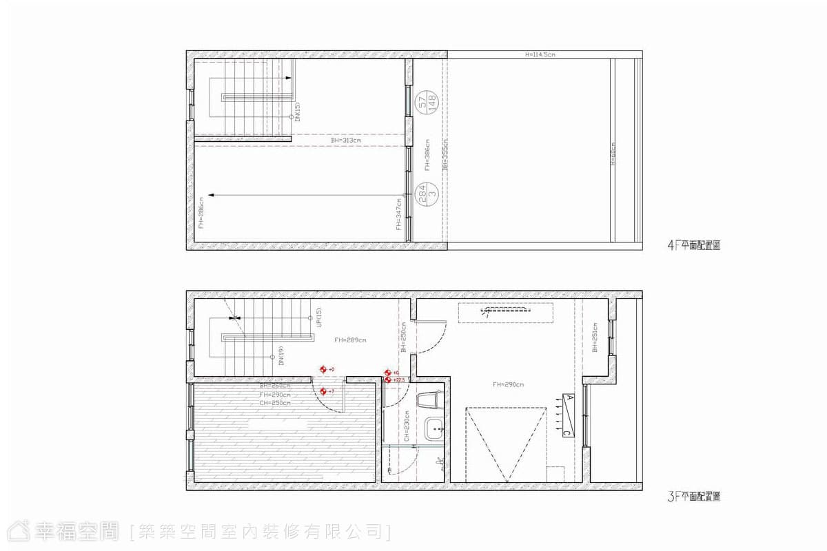 3F、4F平面圖