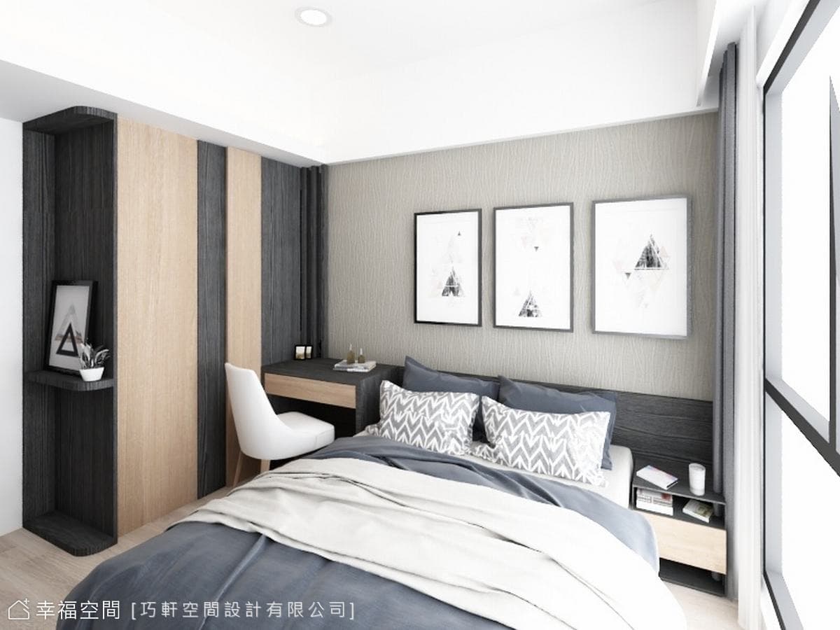 綠意盎然純白空間