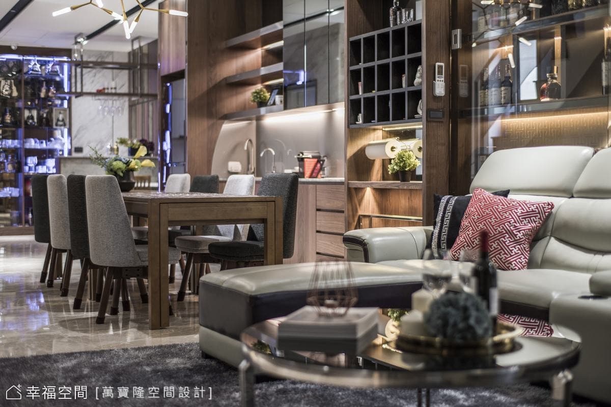 開放空間,客廳,餐廳