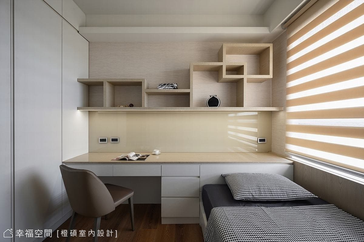輕柔色調鋪敘舒眠氛圍