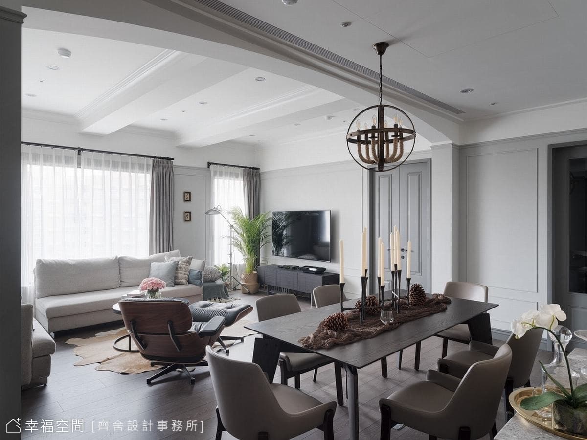 圓夢 淡雅的現代歐式風情