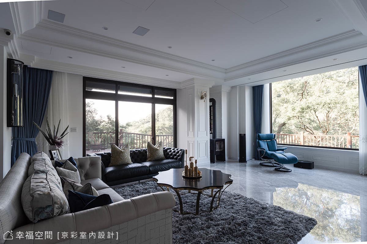 擁抱自然生活　恬靜淡雅美式古典宅