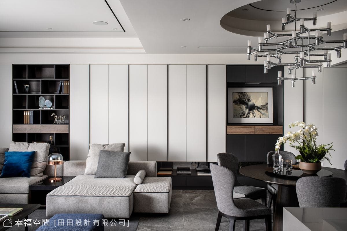 Residential  C 簡約線條藏收納、現代美學住宅